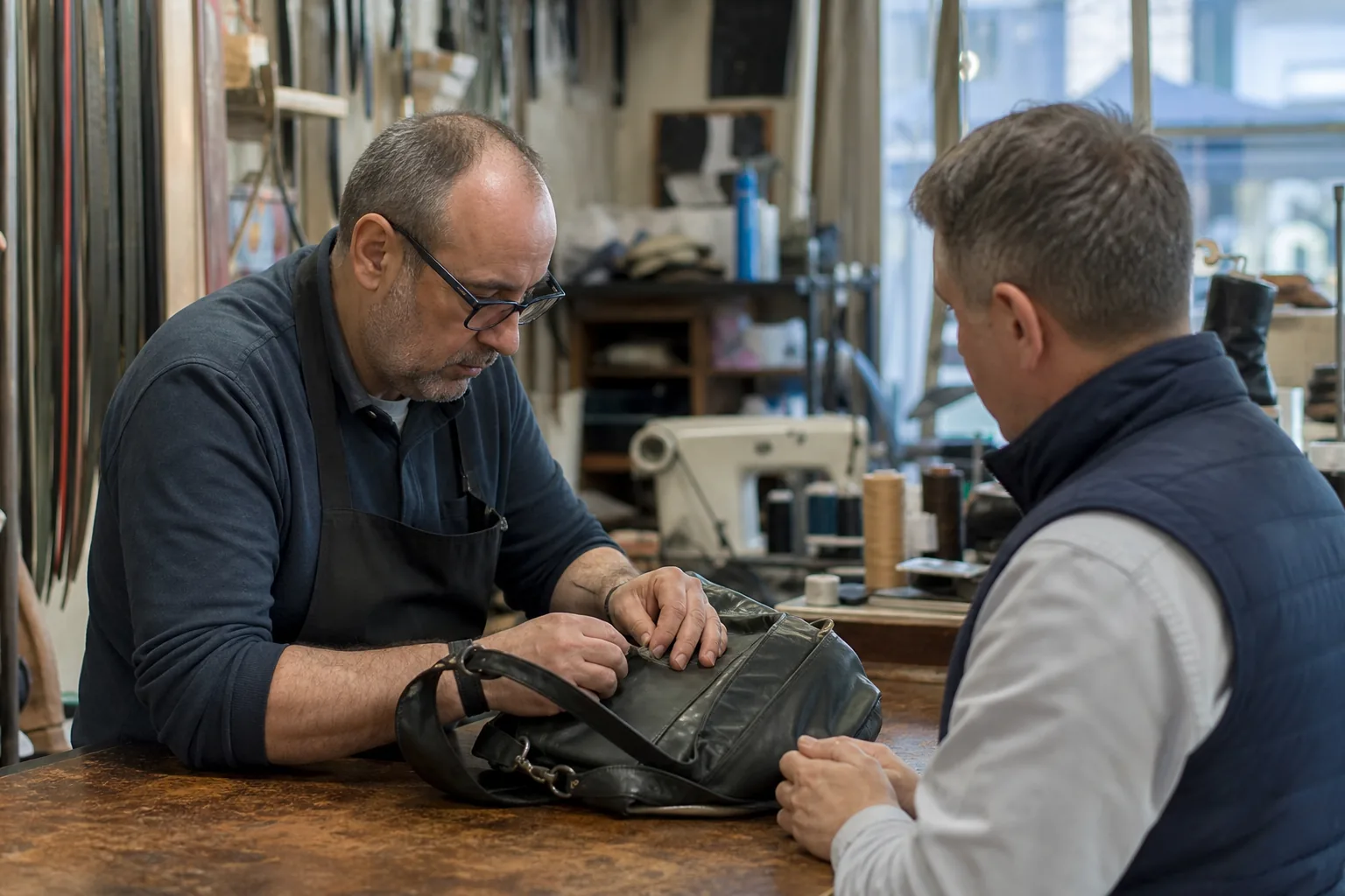 Werk in een Nederlandse winkel of werkplaats. Beeld bij het artikel: Hoeveel mag een reparatie kosten en hoe legt u meerwerk vast voordat u begint?
